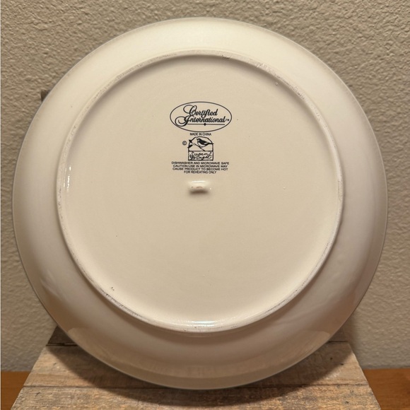 Farmhouse Rooster Bowl, Extra Large Colorful Ceramic Serving Bowl, Rooster Decor - Picture 4 of 15